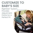 thumbnail image 6 of Britax Willow Brook S+ Baby Travel System, Infant Car Seat and Stroller Combo, Jade Onyx, 43 lb., 6 of 7