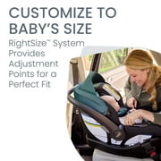 Britax Willow Brook S+ Baby Travel System, Infant Car Seat and Stroller Combo, Jade Onyx, 43 lb.