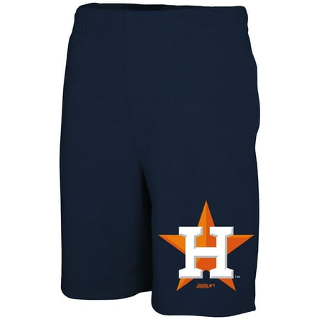 Houston Astros Stitches Tri-Blend Sweat Shorts - Heathered