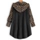 thumbnail image 4 of Pntutb, chaqueta cálida de invierno con botones de felpa para mujer, prendas de vestir, abrigo con bolsillos, Tops de manga larga de retazos, liquidación Pntutb Pntutb-695, 4 of 5
