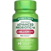 Probiotics For Men and Women | 3 Billion CFU | 60 Capsules | 14 Strains | Non-GMO & Gluten Free | by Nature's Truth