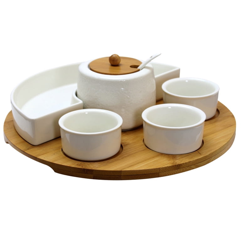 Elama Signature 8 Piece Appetizer Serving Set with 4 Serving