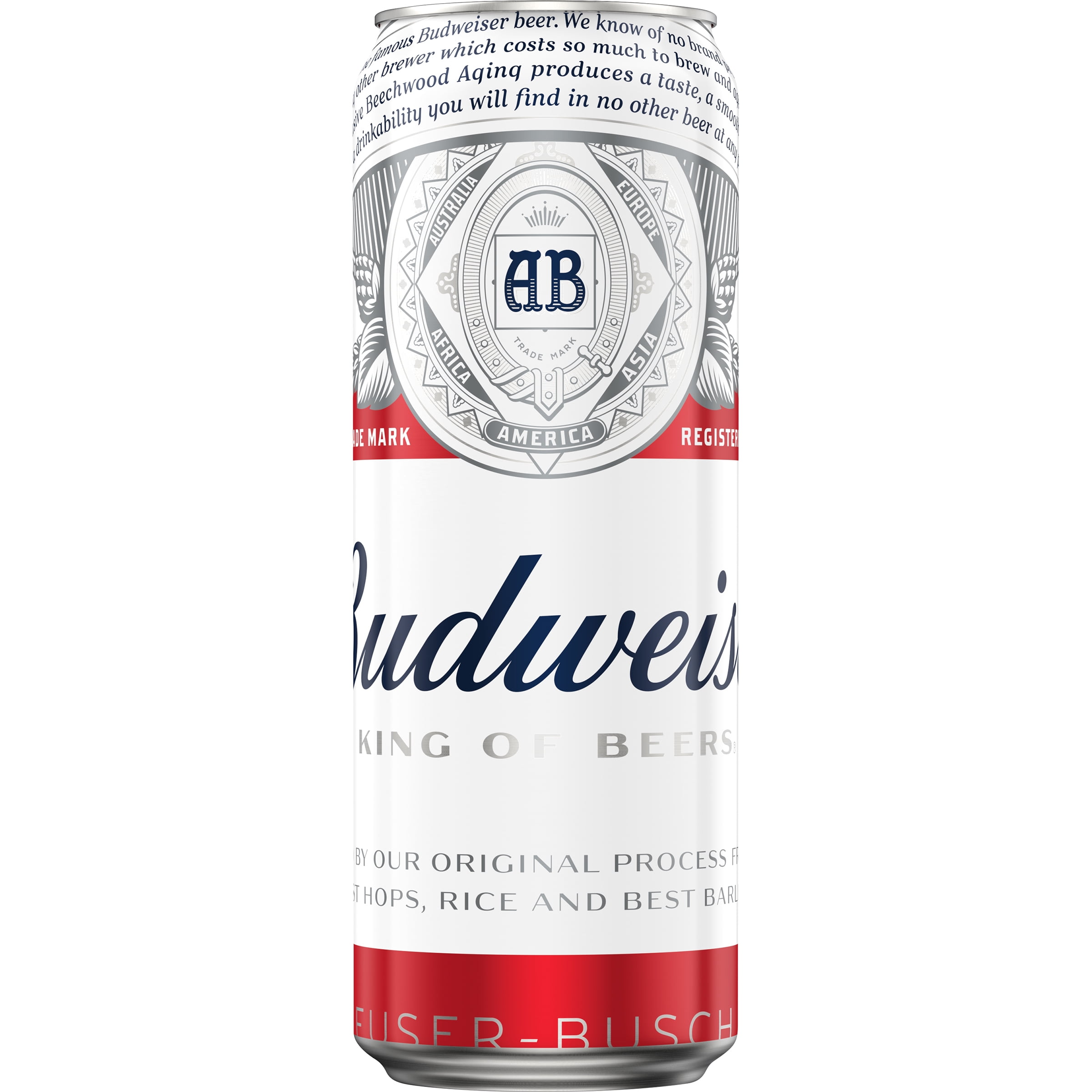 Budweiser Beer, 25 FL OZ Can - Walmart.com