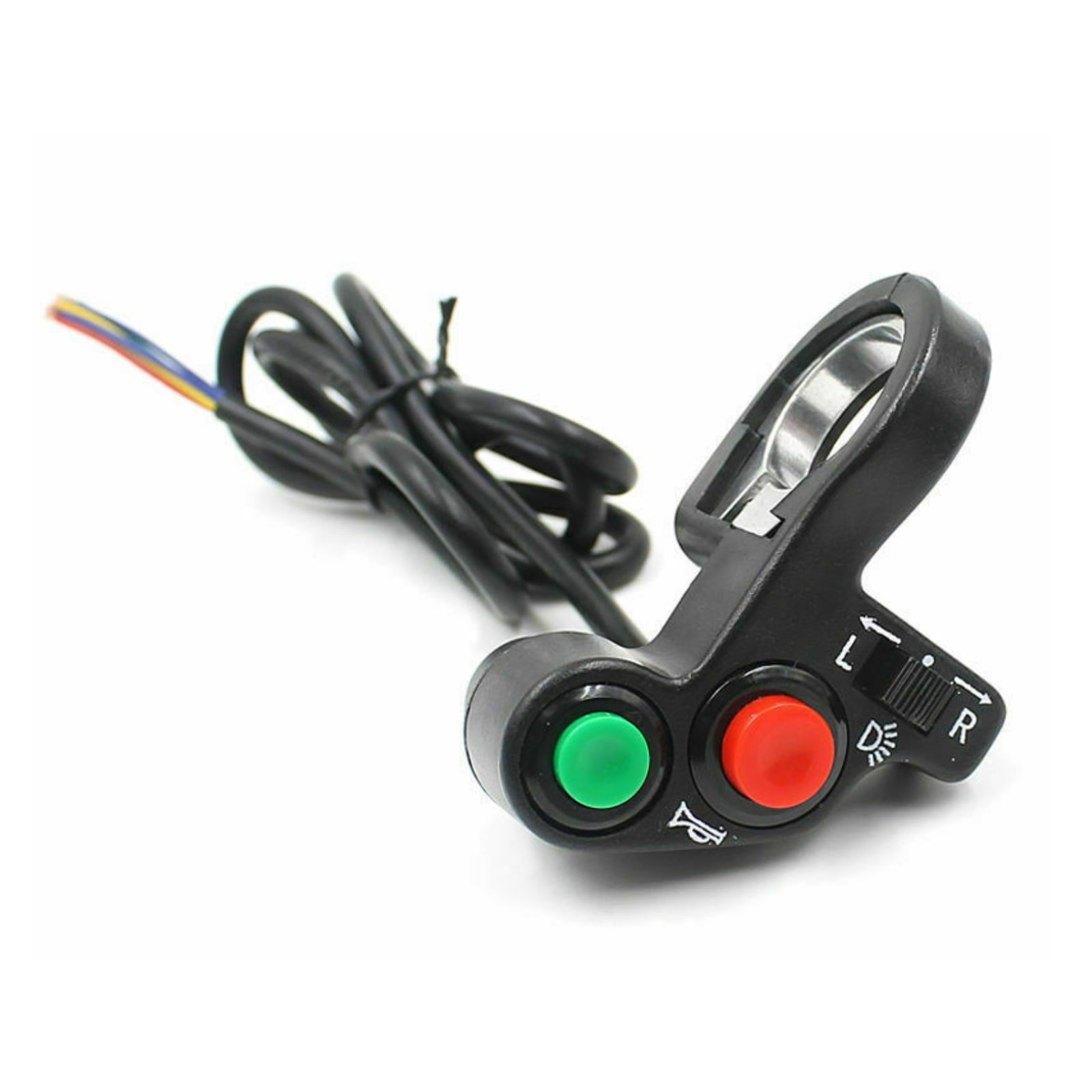 Plastic Motorcycle Switch E-Bike Headlight Horn Signal Handlebar ON OFF ...