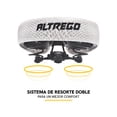 thumbnail image 2 of Asiento Para Bicicleta PIAGO Montaña Ultra Confortable Textura Rombos blanco 10761, 2 of 7