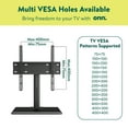 onn. Swivel TV Base for 32" to 65" TV