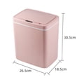 thumbnail image 3 of Papelera Cocina Cubo de basura con sensor inteligente Cubo de basura automático Cubo de basura con carga USB (rosa) Wdftyju Libre de BPA, 3 of 3