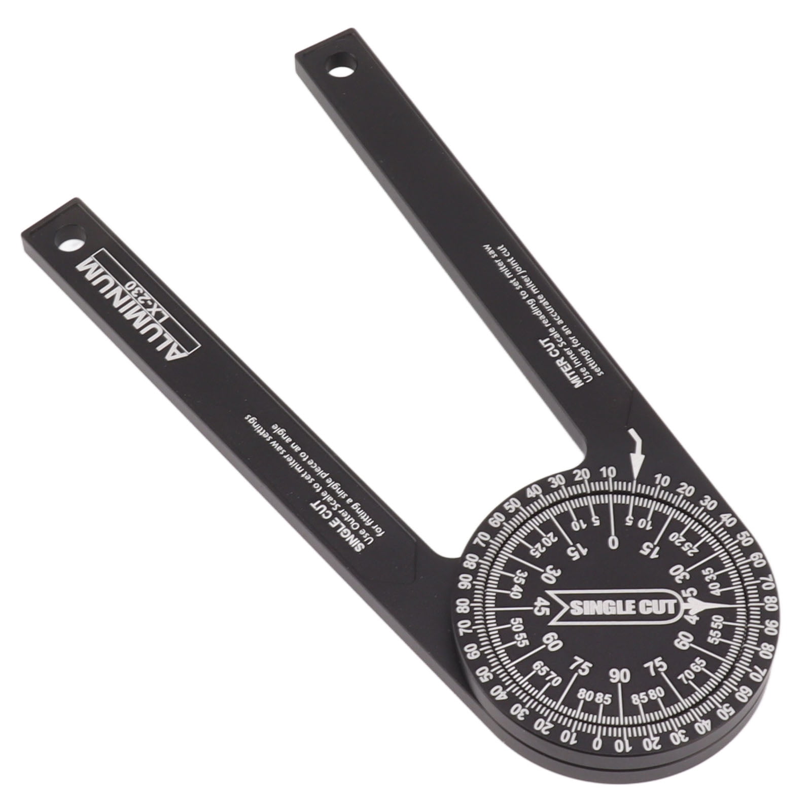 Aluminum Protractor Angle Finder, Miter Saw Protractor Accurate 2