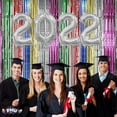 thumbnail image 6 of PMU Graduation 2022 - New Years 2022 Silver Balloons with Multicolor Curtain Backdrop Party Kit Decorations Pkg/1, 6 of 6