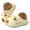 Yellow, variant on Cat Paws Print Shoes Slip on Summer Sandals Round Toe Pillow Slippers Ladies Indoor Chunky Platform Home Slide Shoe Black Size 8