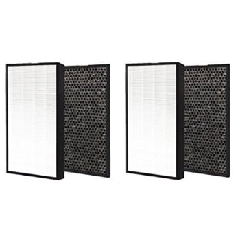 - Nispira HEPA Air Filter Plus Carbon Pre Filter Replacement Compatible with Levoit Air Purifier LV-PUR131, 2 Sets