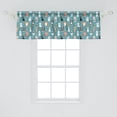 thumbnail image 2 of Ambesonne Animal Print Window Valance, Cats and Dogs Species, 42" x 18", Multicolor, 2 of 3