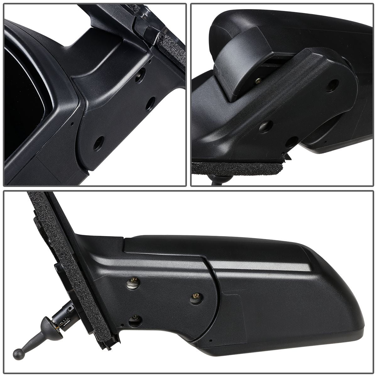 NEW MANUAL DOOR MIRROR KI1320141 FITS 2010-2011 KIA SOUL LEFT SIDE 876102K300