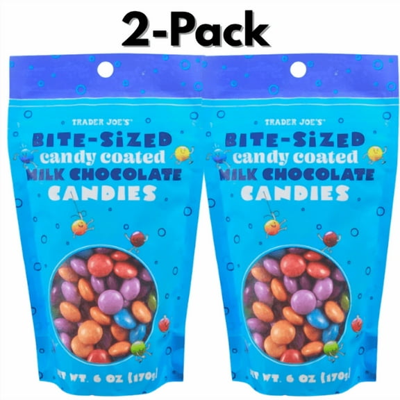 Trader Joe's Bite-Sized Milk Chocolate Candies, 2-Pack, 6 oz