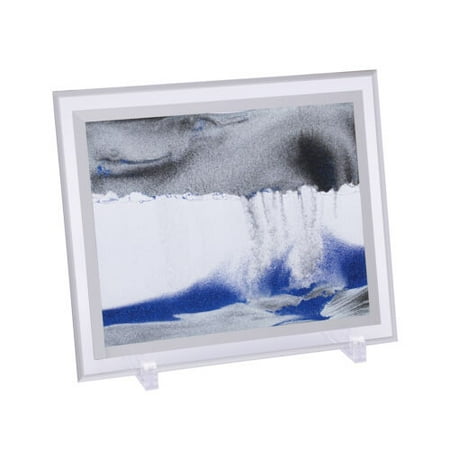 

3D Moving Sand Art Picture Glass Deep Sea Sandscape Quicksand Painting HOT