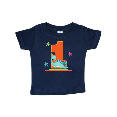 First Birthday Party Dinosaur 1 Year Old Baby T-Shirt