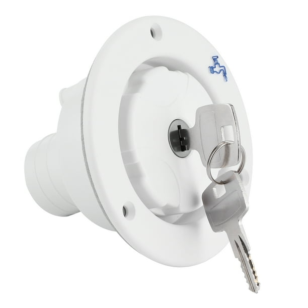 Boat Tank Fill Cover,Round Water Inlet Fill RV Water Tank Fill Tank