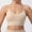 #JUN250508B37 Beige, variant on CaiJunJia Sports Bras for Women,Padded Sports Bra Tank Top Sexy Crisscross Back High Impact Longline Workout Yoga Bra