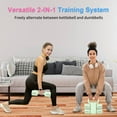 thumbnail image 2 of inAdjustable Dumbbell Set Levels Hand Weights (Each ./././.lb) for Women & Men Weights Dumbbell Set Convertible to Kettlebell for Home Gym Strength Training, 2 of 7