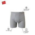 thumbnail image 6 of Hanes Men's Cotton Boxer Brief Underwear Value Pack, Black, 12-Pack S, 6 of 6