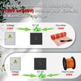 thumbnail image 5 of HEATIT Thermostat for Floor Heating, Manual Non-Programmable Electric Floor Heating Thermostat, Wide Voltage 100V-240V, 5 of 8