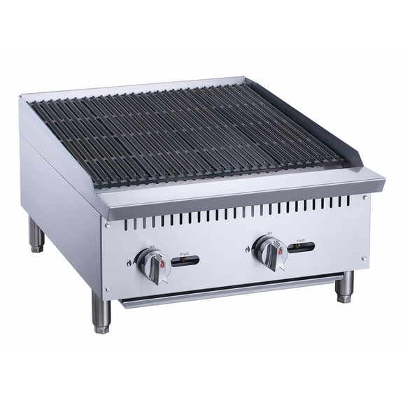 Cooler Depot Radiant Broiler DCCB24-A 24 Inch Stainless Steel