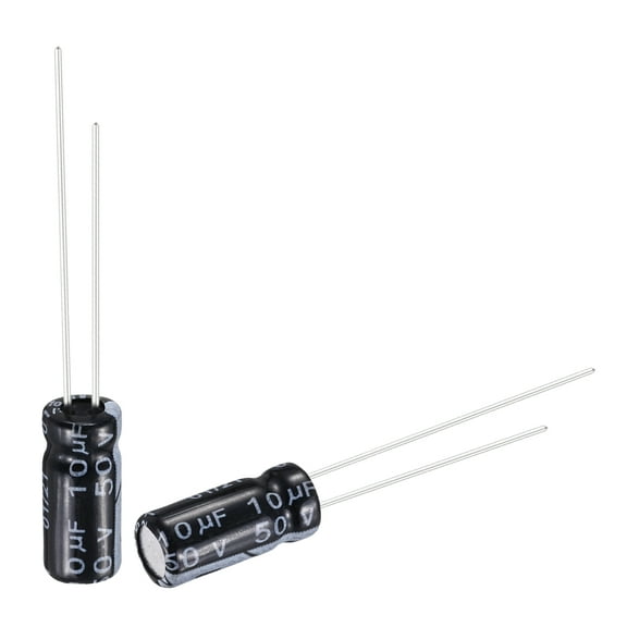 10uF 50V Capacitor, Aluminum Electrolytic Capacitors 105C High Temp 50pcs