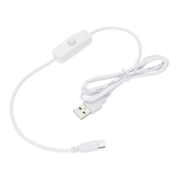 Uxcell USB Cable with ON/Off Switch, Uxcell USB Male to Type-C Male Extension Cord , for LED Lamp 1