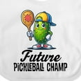 thumbnail image 4 of Inktastic Future Pickleball Champ Boys or Girls Baby Bib, 4 of 4