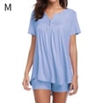 thumbnail image 1 of Conjunto de ropa de dormir de mujer Sexy con cuello en V Top Shorts camisón de dormir, verde, M tholdsy AP001530-12, 1 of 5