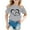 Grey, variant on Kid Girls Cute Graphic Round Neck Short Sleeve Tee Summer Casual T Shirt Girls Tops, Tees & Shirts Orange 120/7 Y—8 Y