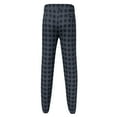 thumbnail image 5 of sususu Mens Joggers With Pockets,Mens Fashion Casual Loose Fit Plaid Design Zipper Detail Trousers Large Size Comfortable Straight Leg Leisure Wear for Daily Outfits and Relaxed Style - Black, 5 of 5