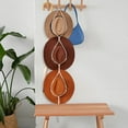 thumbnail image 6 of Cotton Rope Wall Mounted Hat Organizer Storage Rack Multi-Tier Hanging Clips for Caps Closet Entryway 1-Pack, 6 of 6