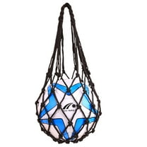 WORGEOUS Strong Sports Ball Net Bag Single Basketball Volleyball Football Carrier(Black)
