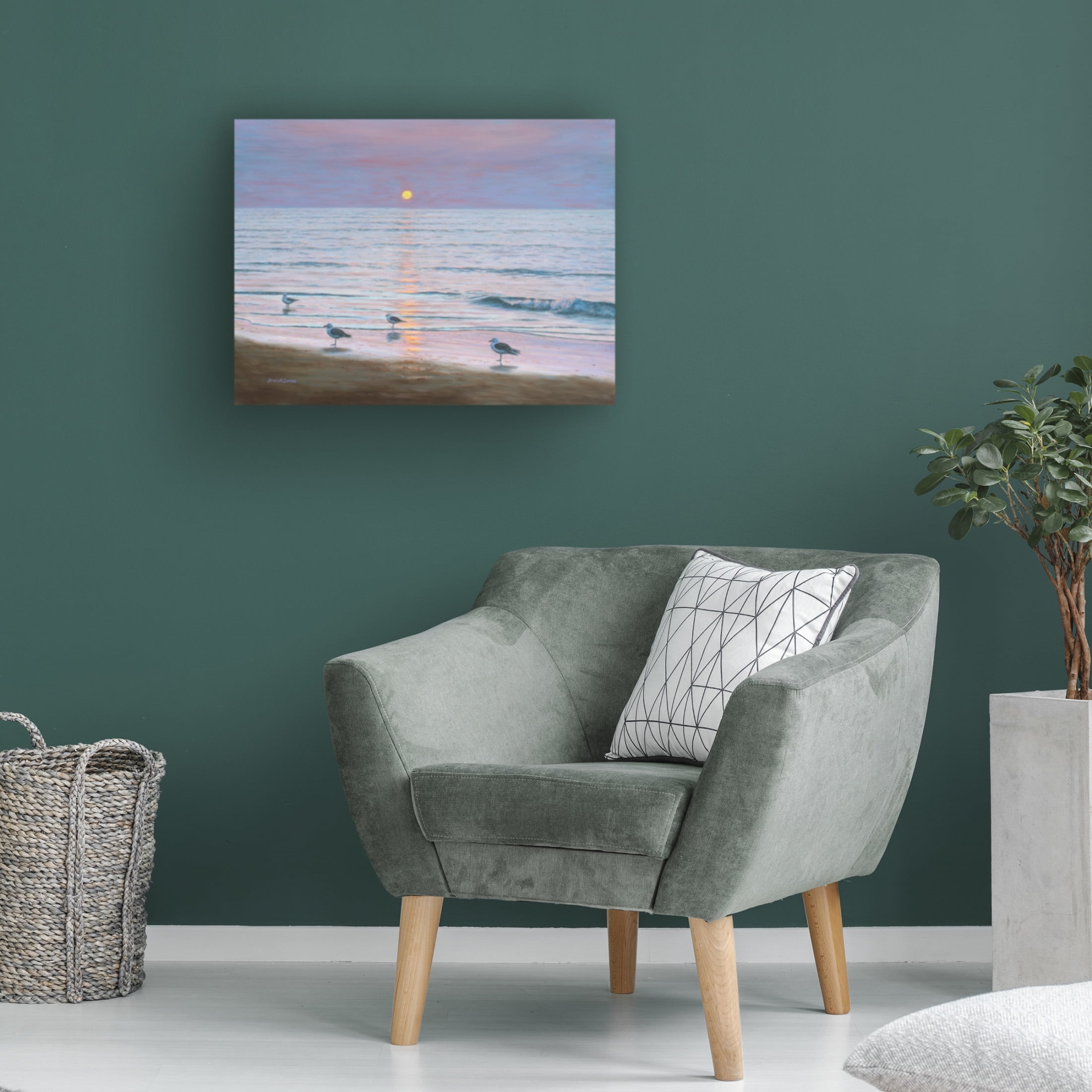 Canvas Wall Art - Bruce Dumas 'Double Date' Wall Art for Living Room, Bedroom, or Office Décor by Trademark Fine Art - 47 x 35 Inches