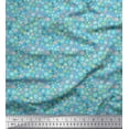 thumbnail image 1 of Soimoi polyester Crepe Fabric Flower Artistic Decor Fabric Printed Yard 42 Inch Wide, 1 of 3