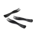 thumbnail image 3 of FOMIYES Cake Forks Black Plastic 100Pcs 4.3*1.1*0.2In, 3 of 8