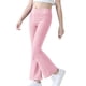 thumbnail image 5 of Pantalones largos deportivos de color liso para niñas de 5 a 16 años, leggings de yoga para niños, 5 of 9