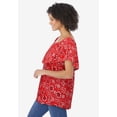 thumbnail image 3 of Woman Within Plus Size Ruffle Tee, 3 of 6