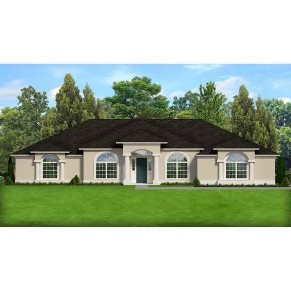 556-27611: Traditional Craftsman 4 Bed, 3 Bath Luxury Home Plan, 2761 Sq Ft: Full Blueprints with License to Build by Home Plan Marketplace - Lesuto