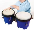 thumbnail image 6 of 4" 5" Percussion Bongos Drum Set Percussion Instrument Tunable African Hand Drum for Professionals Boys Girls Adults Gifts Dark Blue, 6 of 8
