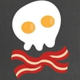 thumbnail image 2 of CafePress - Bacon And Eggs Skull Maternity Dark T Shirt - Maternity Dark T-Shirt, 2 of 3