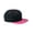 Black/Neon Pink, variant on Yupoong Unisex Classics Flat Bill Snapback Cap