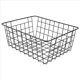 thumbnail image 4 of Cesta con Cable de Hierro , Cestas Almacenamiento Metal Sin BañO Intercalado Organizador Cocina Negro, 4 of 10