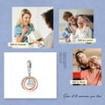 thumbnail image 2 of Family Always Encircled Dangle Charm for Women Moment Bracelet Necklace Pendant, 2 of 5