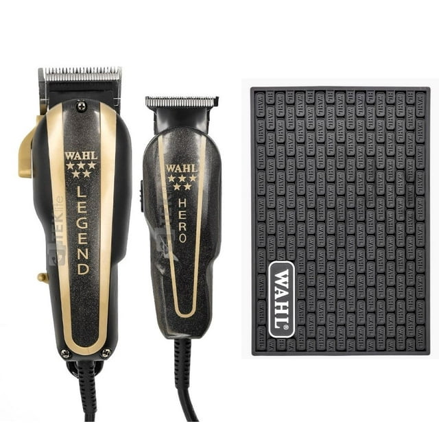 Corta pelo Profesional Barber Combo + Tapete Wahl Para Maquinas y Accesorios Wahl 8180/TOOL-MAT