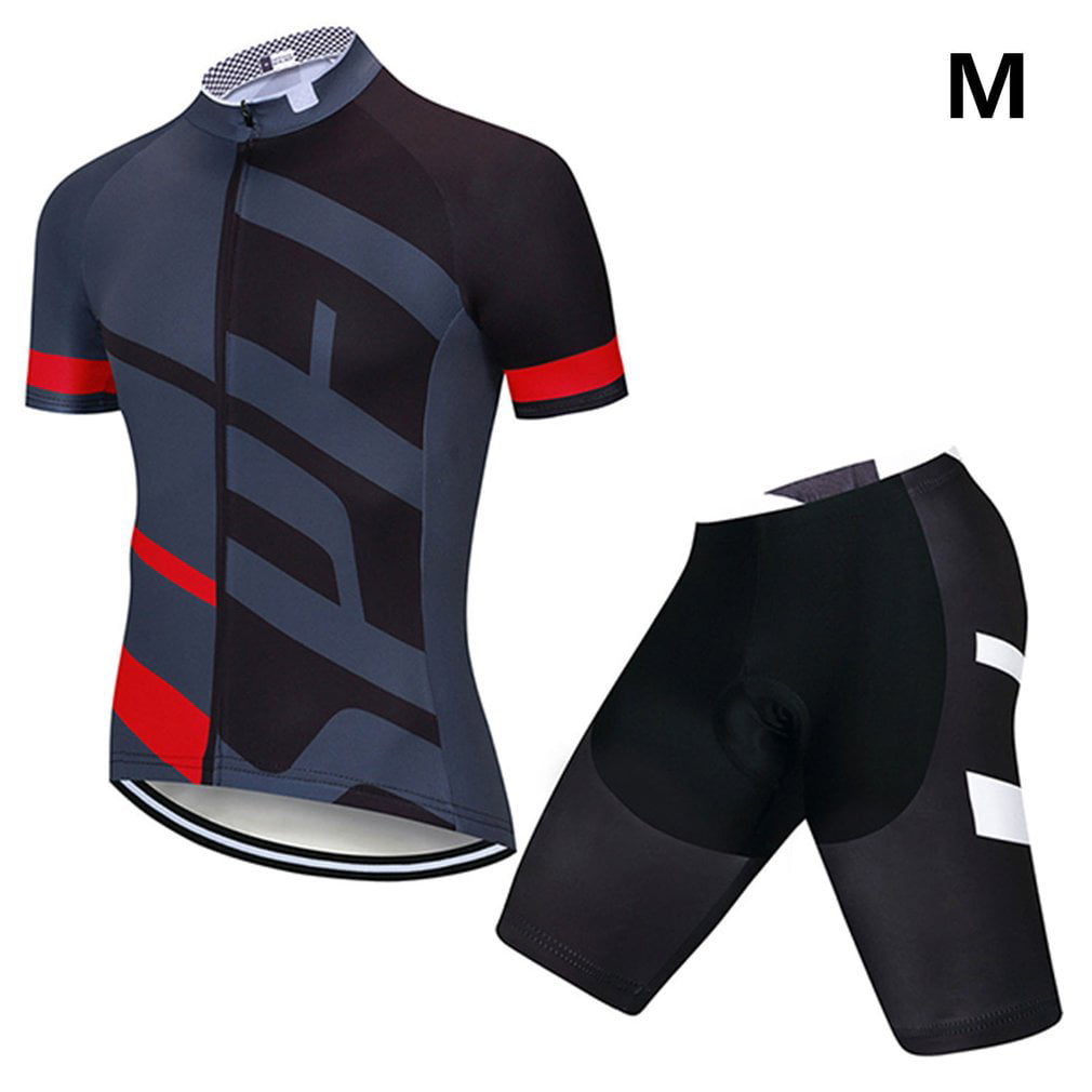 Mens cycling jersey Team bike Shirt short sleeve Racing Tops Mtb bicycle Uniform
