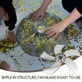 thumbnail image 3 of FUTUREORYY Fan Parts Replacement Black Plastic Five Blade Table Fan Accessory 1Set 14 Inch, 3 of 8