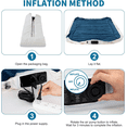 thumbnail image 6 of OOILOLN College Student Indoor Air Mattress - 14 Inch Inflatable Bed with Built-in Pump, 3-Minute Inflation, Flocked Waterproof PVC for Rental Housing, 6 of 7