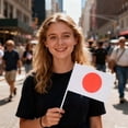 thumbnail image 5 of SJYYTT 1Pc Japan Hand Held Flags for Soccer Decorations 2026,Japanese Small Stick Flags with 11.8" Poles for National Day Sports Events Party Celebration Decor 11.81"X8.27", 5 of 5